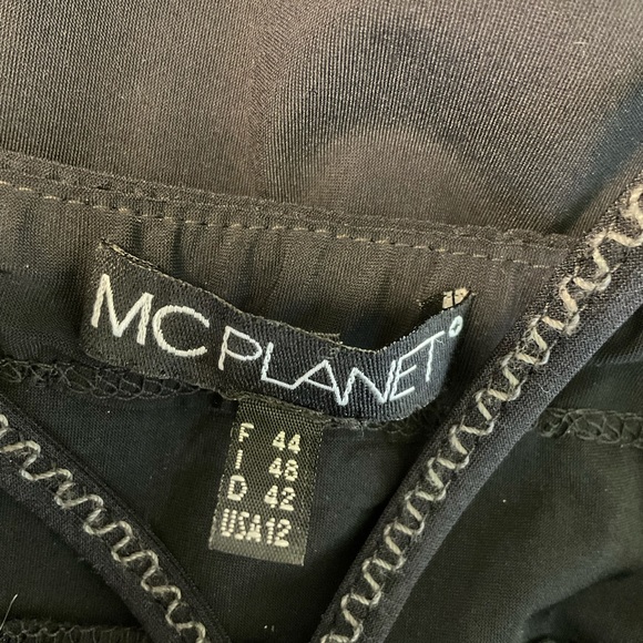 MC PLANET Black Asymmetrical Hem Halter  Maxi dress Size 12 - Picture 9 of 16